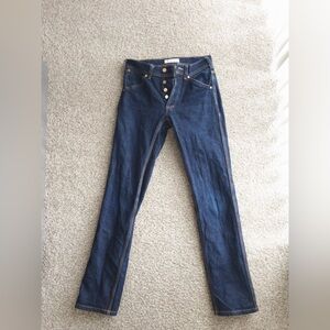 Topo Designs Men's Dark Blue Slim Straight Jeans